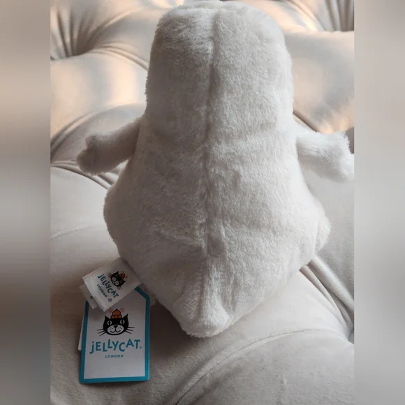 Jellycat Ooky Ghost Soft & Plush 5.5x4.7x3.5" NWT - Picture 6 of 7